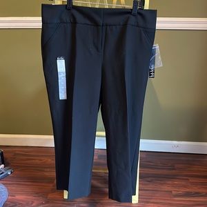 Nicole Miller New York Black Essential Easy Care Capri Size 10